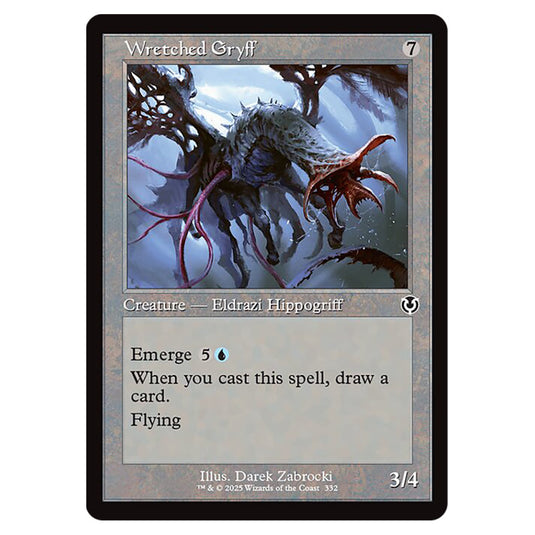 Wretched Gryff 332 card from the Magic The Gathering set Innistrad Remastered