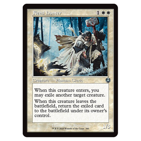 Fiend Hunter 340 card from the Magic The Gathering set Innistrad Remastered