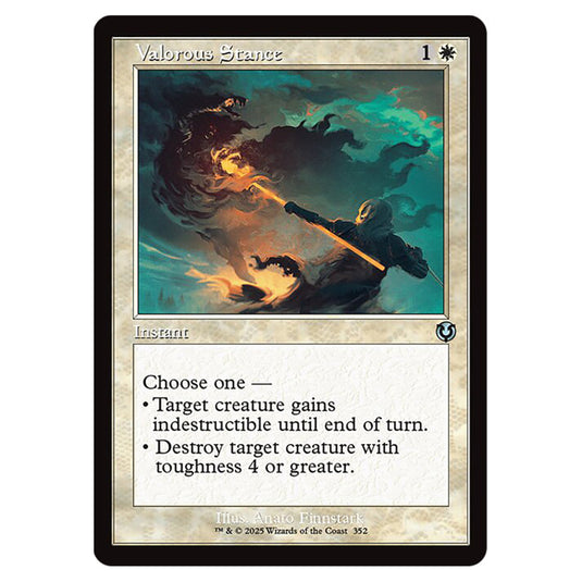 Valorous Stance 352 card from the Magic The Gathering set Innistrad Remastered
