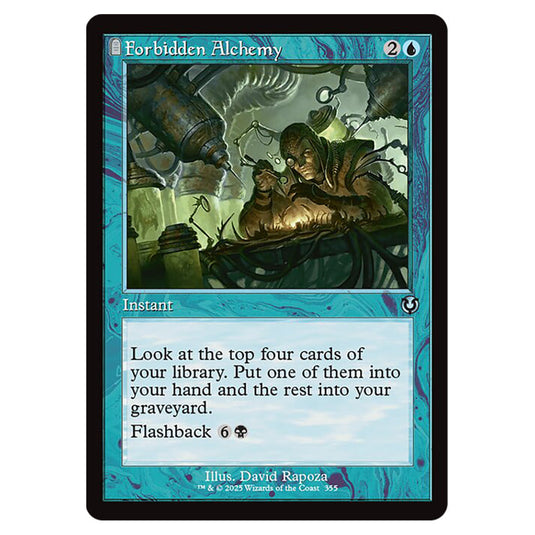 Forbidden Alchemy 355 card from the Magic The Gathering set Innistrad Remastered