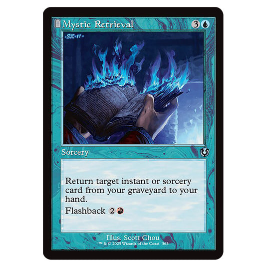 Mystic Retrieval 363 card from the Magic The Gathering set Innistrad Remastered
