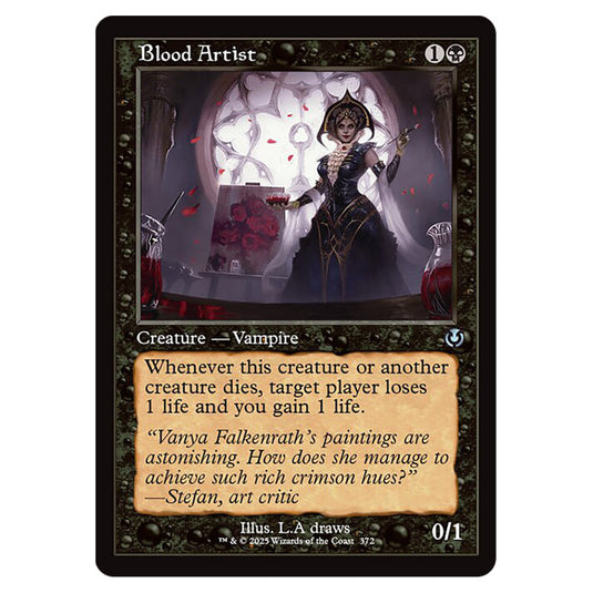 Blood Artist 372 card from the Magic The Gathering set Innistrad Remastered