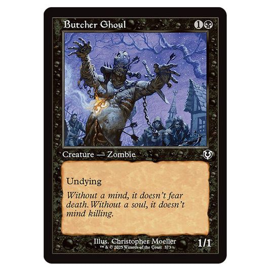 Butcher Ghoul 373 card from the Magic The Gathering set Innistrad Remastered