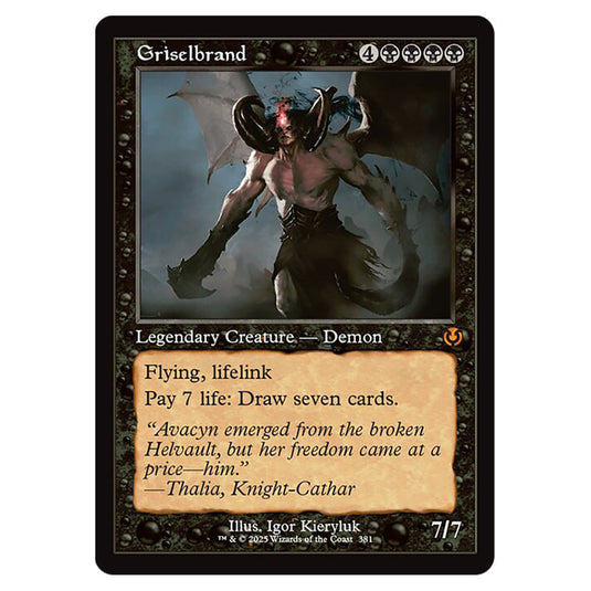 Griselbrand 381 card from the Magic The Gathering set Innistrad Remastered