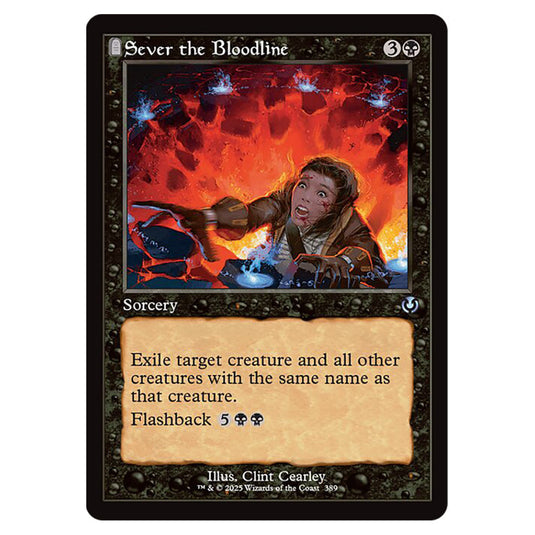 Sever the Bloodline 389 card from the Magic The Gathering set Innistrad Remastered