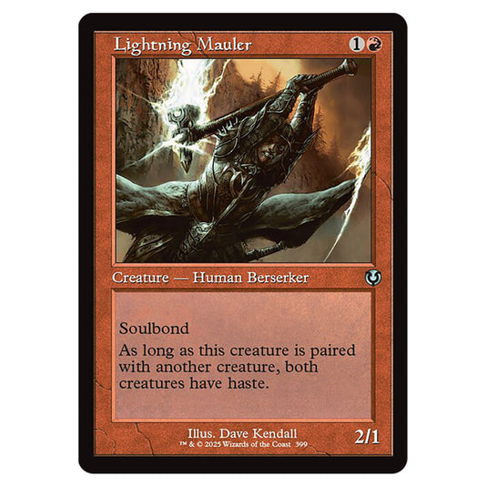 Lightning Mauler 399 card from the Magic The Gathering set Innistrad Remastered