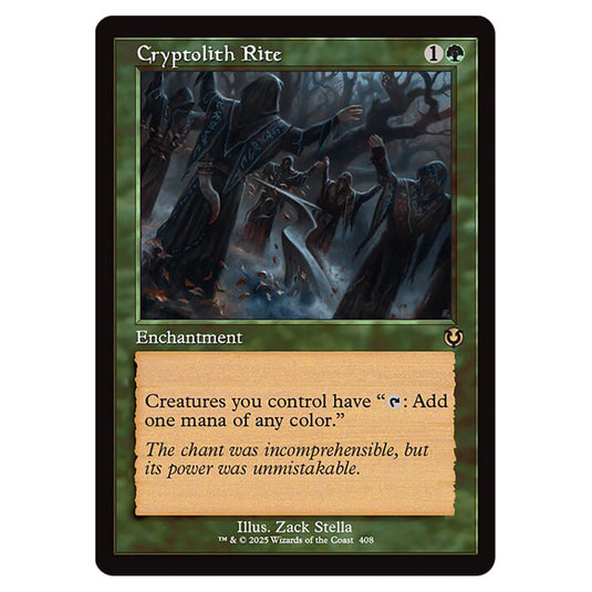 Cryptolith Rite 408 card from the Magic The Gathering set Innistrad Remastered