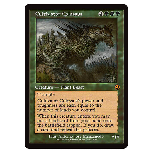Cultivator Colossus 409 card from the Magic The Gathering set Innistrad Remastered
