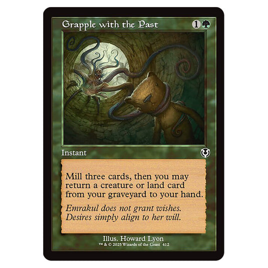Grapple with the Past 412 card from the Magic The Gathering set Innistrad Remastered