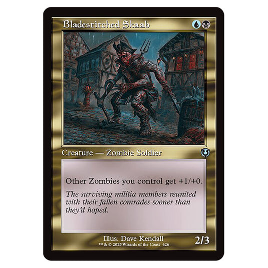 Bladestitched Skaab 426 card from the Magic The Gathering set Innistrad Remastered