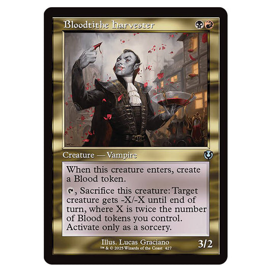 Bloodtithe Harvester 427 card from the Magic The Gathering set Innistrad Remastered
