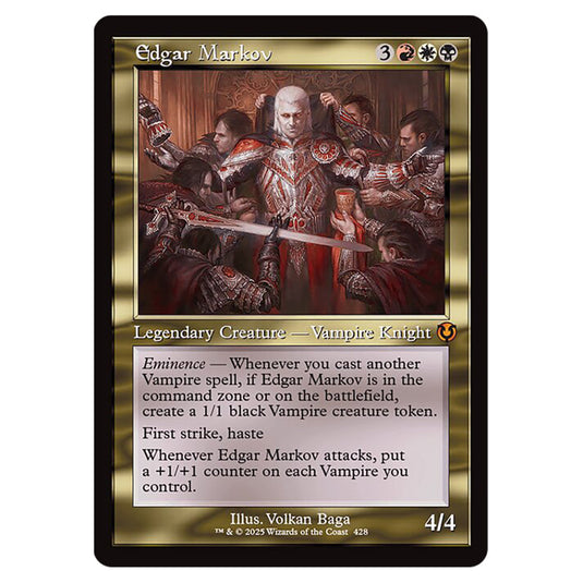 Edgar Markov 428 card from the Magic The Gathering set Innistrad Remastered