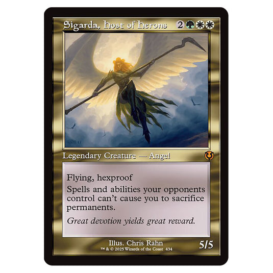 Sigarda, Host of Herons 434 card from the Magic The Gathering set Innistrad Remastered