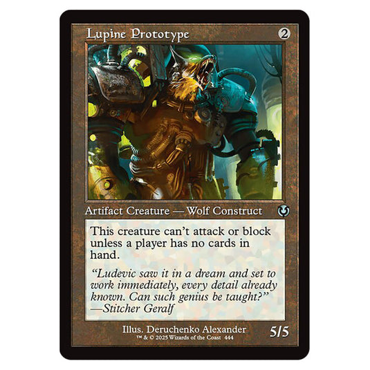 Lupine Prototype 444 card from the Magic The Gathering set Innistrad Remastered