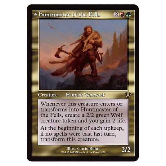 Huntmaster of the Fells // Ravager of the Fells 470 card from the Magic The Gathering set Innistrad Remastered
