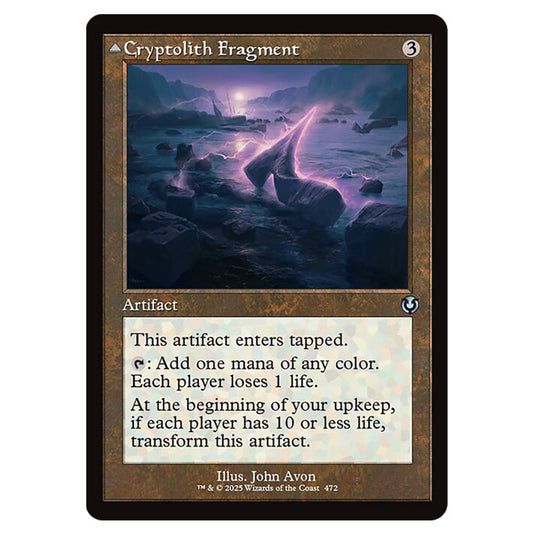 Cryptolith Fragment // Aurora of Emrakul 472 card from the Magic The Gathering set Innistrad Remastered