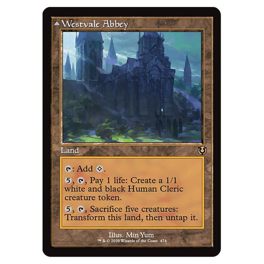 Westvale Abbey // Ormendahl, Profane Prince 474 card from the Magic The Gathering set Innistrad Remastered