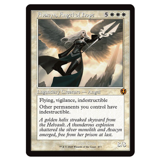 Avacyn, Angel of Hope 477 card from the Magic The Gathering set Innistrad Remastered