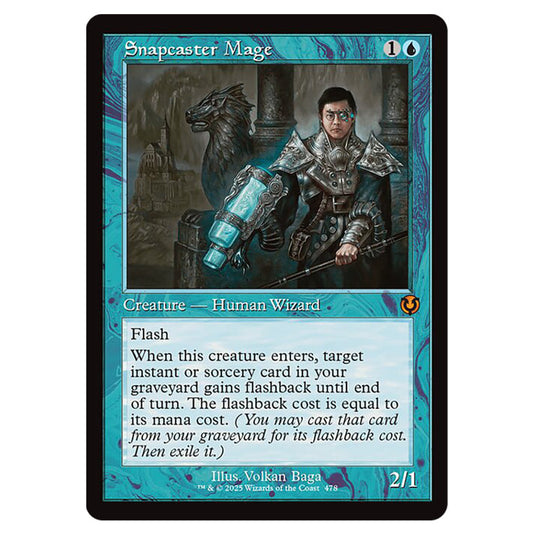 Snapcaster Mage 478 card from the Magic The Gathering set Innistrad Remastered