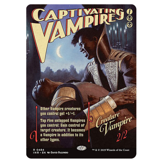 Captivating Vampire 484 card from the Magic The Gathering set Innistrad Remastered