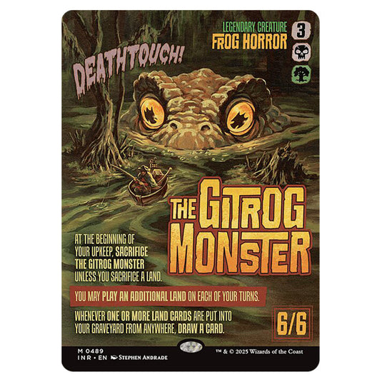 The Gitrog Monster 489 card from the Magic The Gathering set Innistrad Remastered