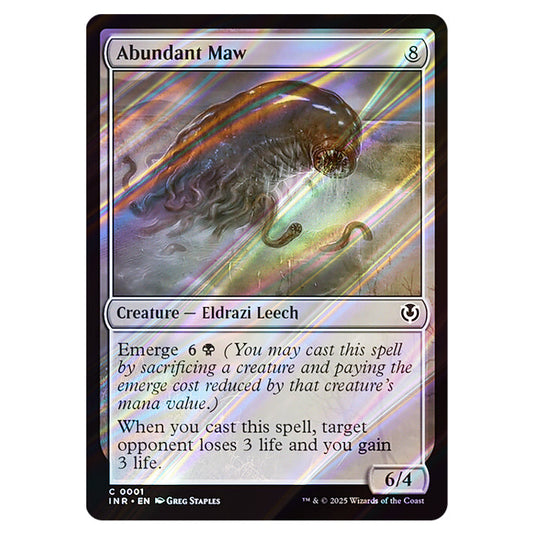 Abundant Maw 001 card from the Magic The Gathering set Innistrad Remastered
