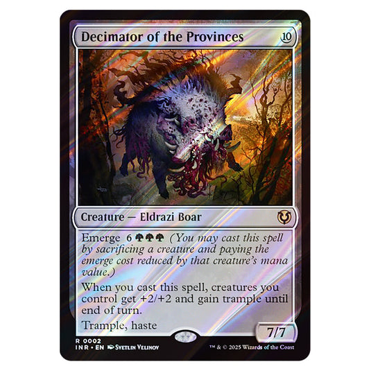 Decimator of the Provinces 002 card from the Magic The Gathering set Innistrad Remastered