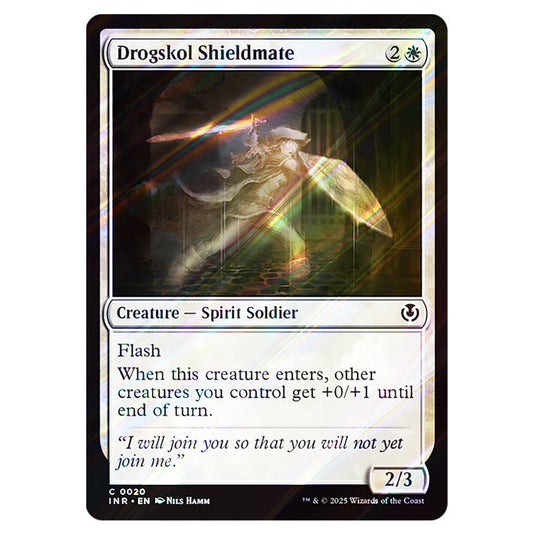 Drogskol Shieldmate 020 card from the Magic The Gathering set Innistrad Remastered