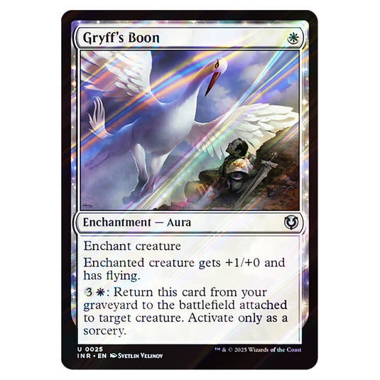 Gryff's Boon 025 card from the Magic The Gathering set Innistrad Remastered