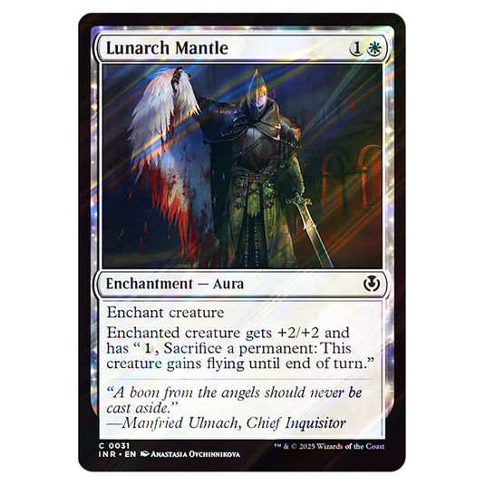 Lunarch Mantle 031 card from the Magic The Gathering set Innistrad Remastered