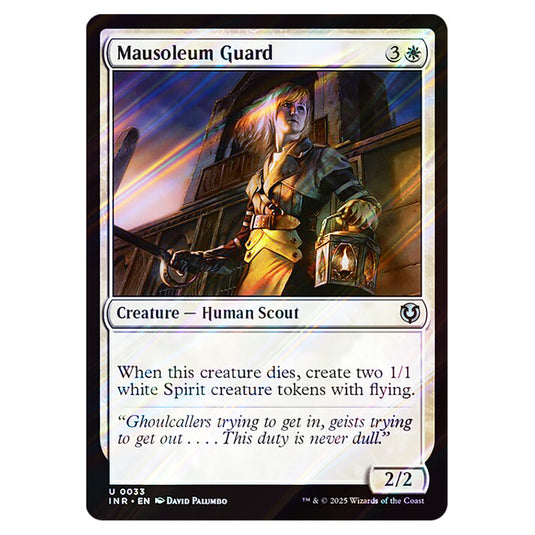 Mausoleum Guard 033 card from the Magic The Gathering set Innistrad Remastered
