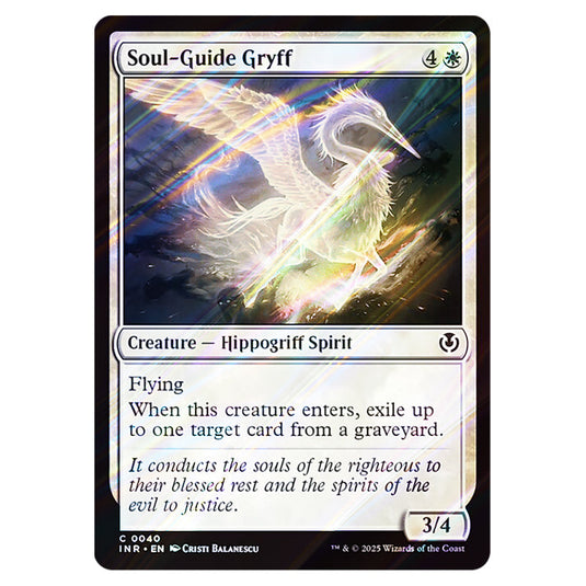 Soul-Guide Gryff 040 card from the Magic The Gathering set Innistrad Remastered