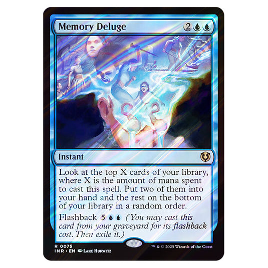 Memory Deluge 075 card from the Magic The Gathering set Innistrad Remastered