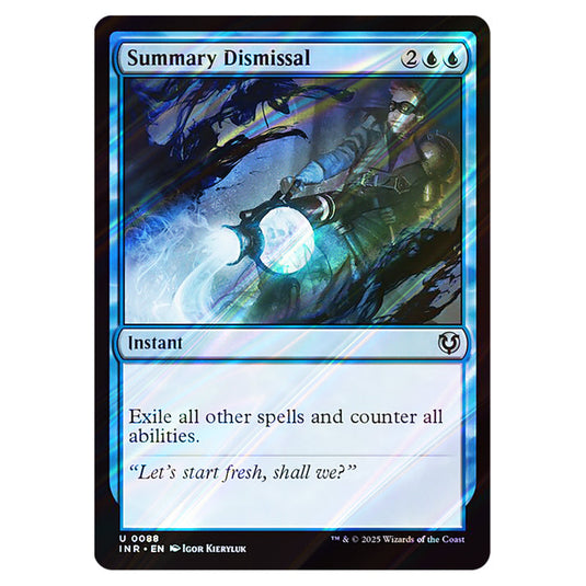 Summary Dismissal 088 card from the Magic The Gathering set Innistrad Remastered