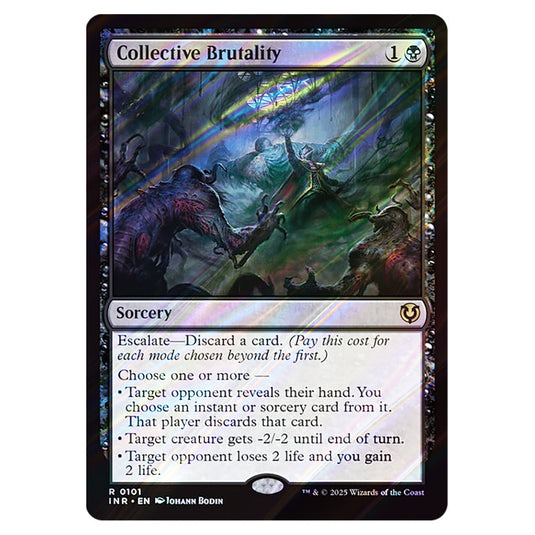 Collective Brutality 101 card from the Magic The Gathering set Innistrad Remastered