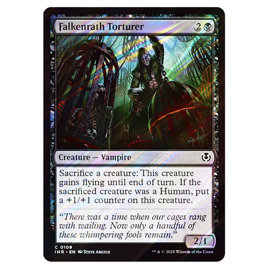 Falkenrath Torturer 109 card from the Magic The Gathering set Innistrad Remastered