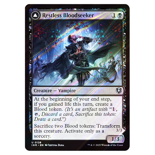 Restless Bloodseeker // Bloodsoaked Reveler 128 card from the Magic The Gathering set Innistrad Remastered