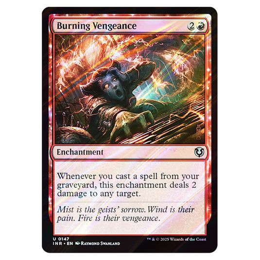 Burning Vengeance 147 card from the Magic The Gathering set Innistrad Remastered