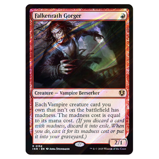 Falkenrath Gorger 152 card from the Magic The Gathering set Innistrad Remastered