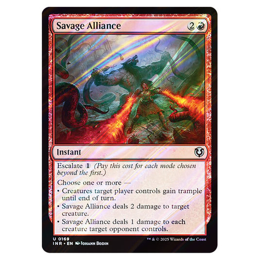 Savage Alliance 169 card from the Magic The Gathering set Innistrad Remastered