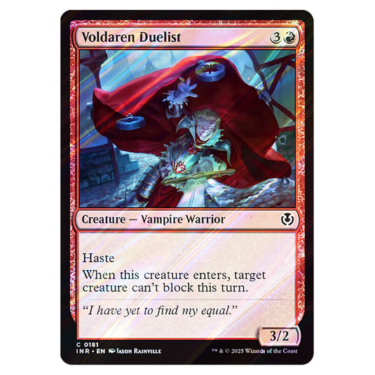Voldaren Duelist 181 card from the Magic The Gathering set Innistrad Remastered