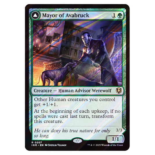 Mayor of Avabruck // Howlpack Alpha 207 card from the Magic The Gathering set Innistrad Remastered