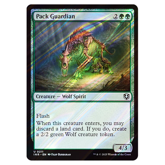 Pack Guardian 211 card from the Magic The Gathering set Innistrad Remastered