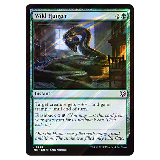 Wild Hunger 225 card from the Magic The Gathering set Innistrad Remastered