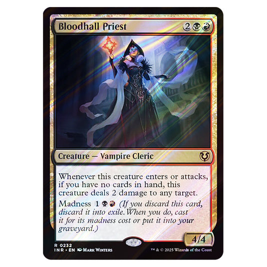 Bloodhall Priest 232 card from the Magic The Gathering set Innistrad Remastered