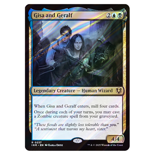 Gisa and Geralf 237 card from the Magic The Gathering set Innistrad Remastered