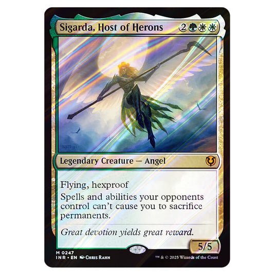 Sigarda, Host of Herons 247 card from the Magic The Gathering set Innistrad Remastered