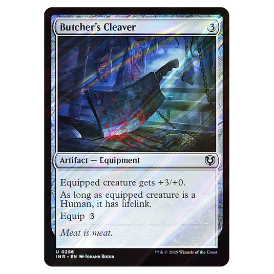 Butcher's Cleaver 256 card from the Magic The Gathering set Innistrad Remastered