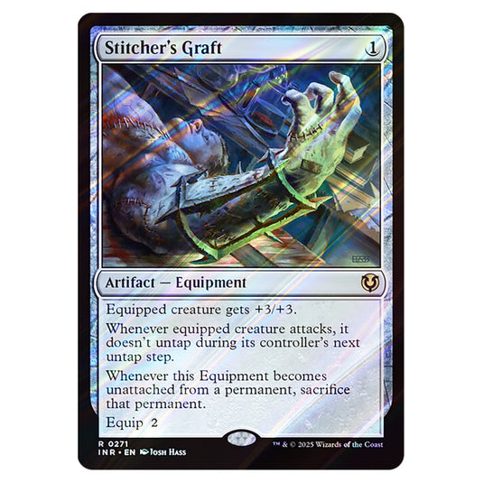 Stitcher's Graft 271 card from the Magic The Gathering set Innistrad Remastered