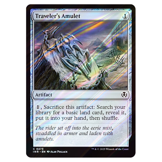 Traveler's Amulet 273 card from the Magic The Gathering set Innistrad Remastered